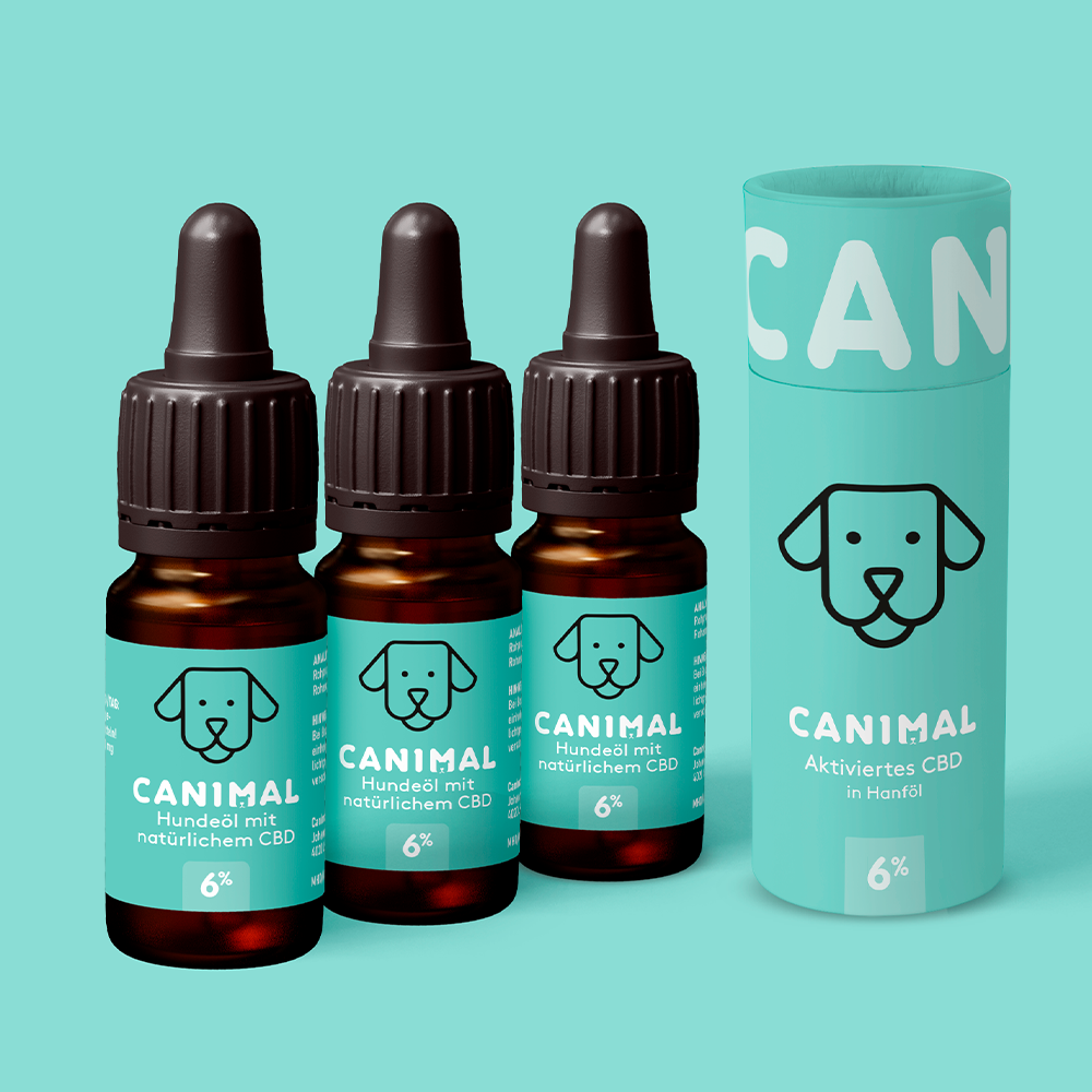 3x CBD Tropfen für Hunde