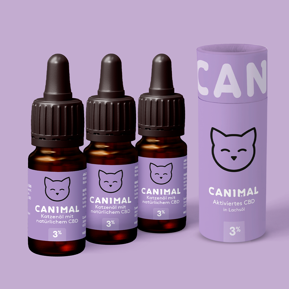 3x CBD Tropfen für Katze