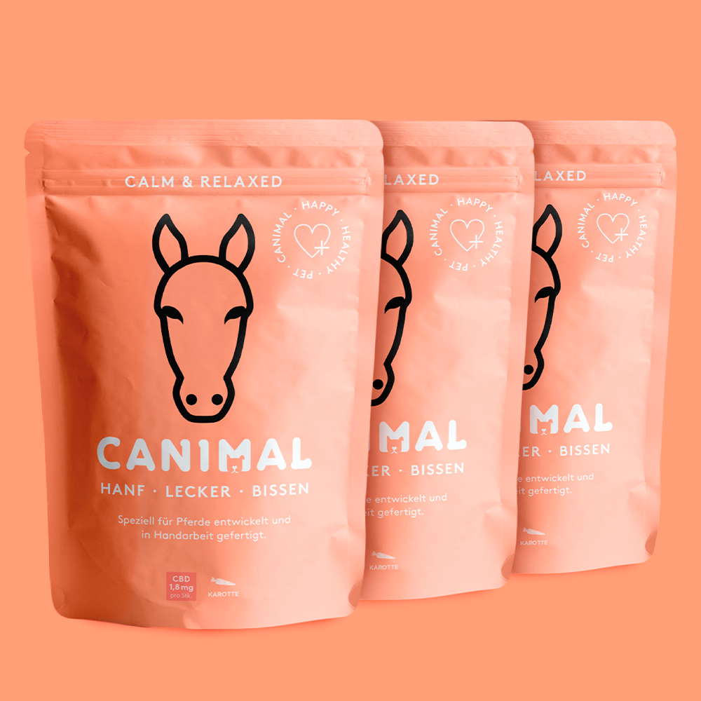 3x CBD Leckerli für Pferde