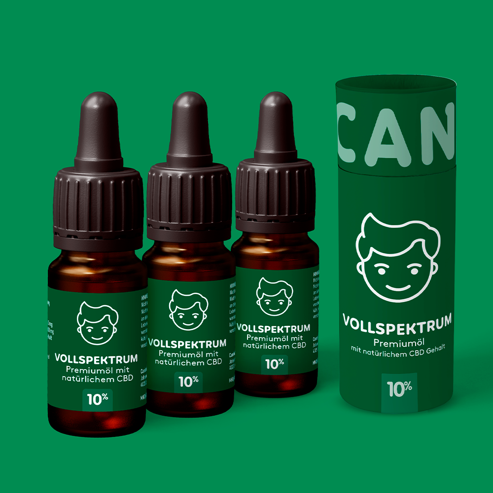 3x CBD Tropfen 10%