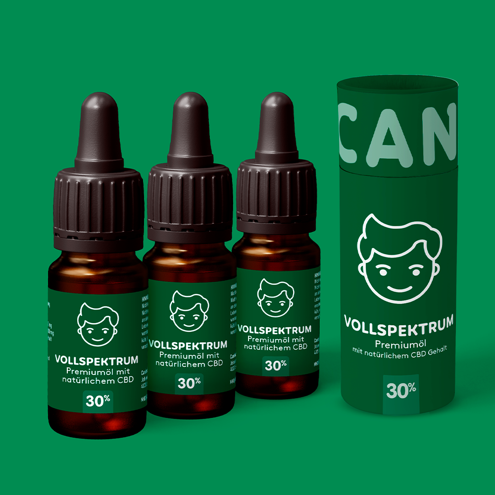 3x CBD Tropfen 30%